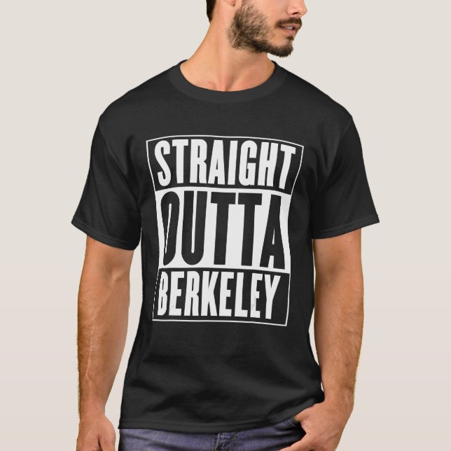 T-shirt Droite en direction de Berkeley (Devant)