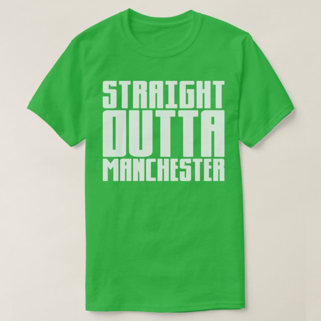 T-shirt Droite en direction de Manchester 1 (Design devant)