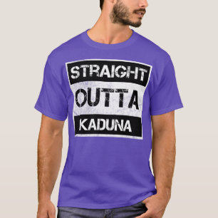 T-shirt Droite En Périphérie De Kaduna Nigeria Vintage En