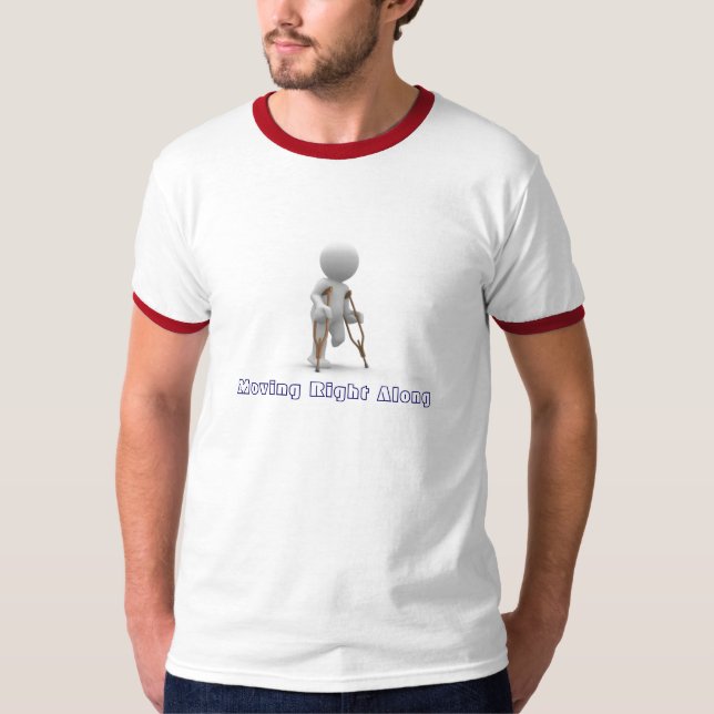 T-shirt Droite mobile le long (Devant)