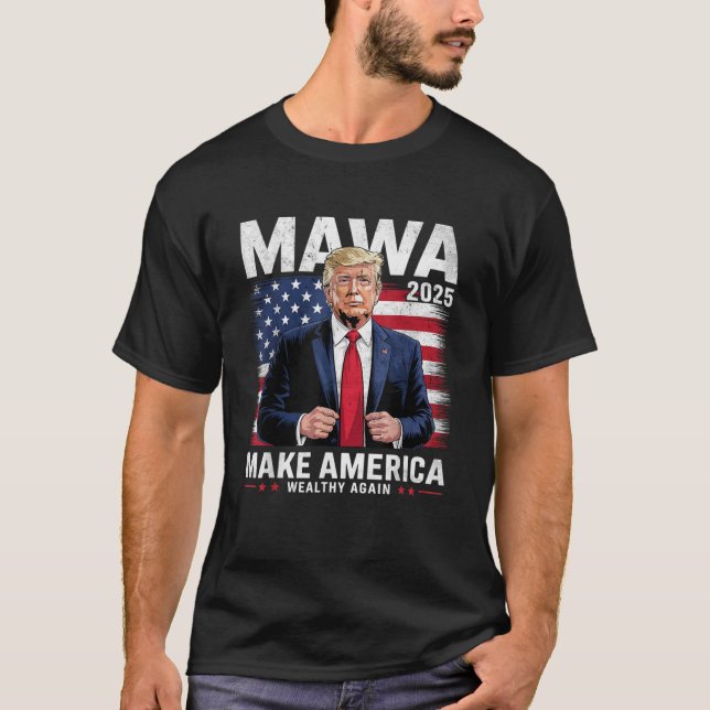 T-shirt Droits de douane de Trump : l'Amérique redevient r (Devant)