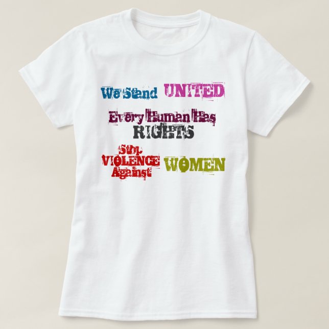 T-shirt Droits de femmes (Design devant)
