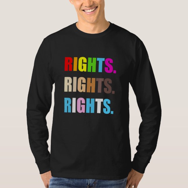 T-shirt Droits de fierté BLM - Droits LGBT (Devant)