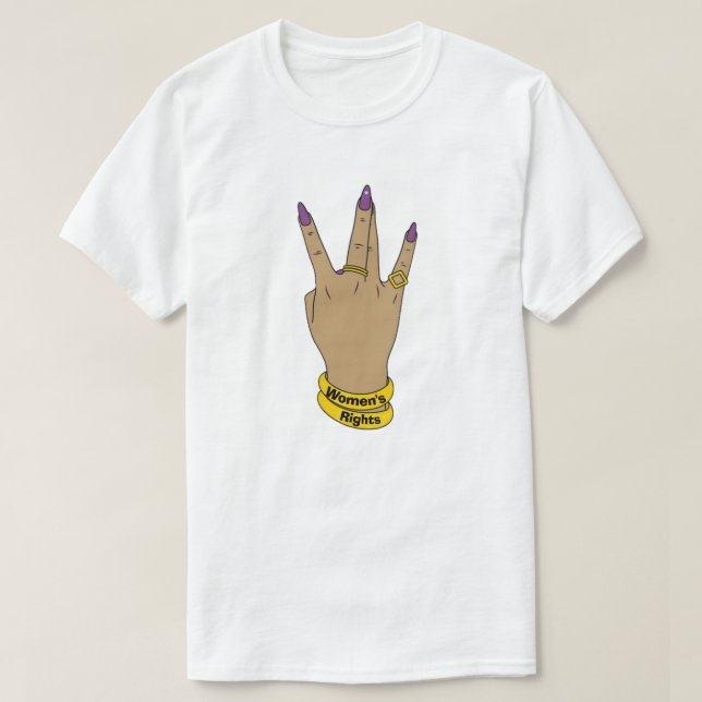 T-shirt droits de la femme (Design devant)