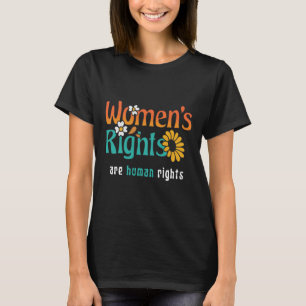 T-shirt Droits de la femme Droits de l'homme Citation flor