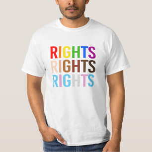 T-shirt Droits de la fierté Droits des personnes de couleu