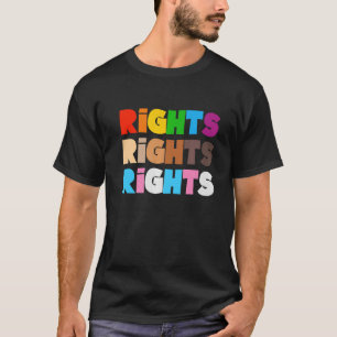 T-shirt Droits de la personne Lgbtq Pride Mois Blm Justice