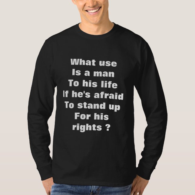 T-shirt Droits de l'homme (Devant)