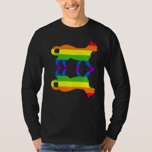 T-shirt Droits de l'Homme Animal Chat Lgbtq Gay pride Rain