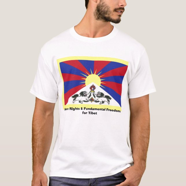T-shirt Droits de l'homme et libertés fondamentales pour (Devant)