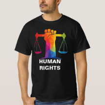 T-Shirt Droits de l'Homme gay Pride LGBTQIA+ Loi B
