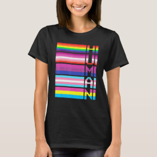 T-shirt Droits de l'homme Lgbtqia Rainbow Lgbt Drapeau Sou