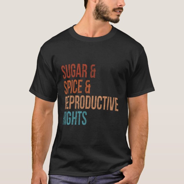 T-shirt Droits De Reproduction D'Épices À Sucre Pour Les F (Devant)