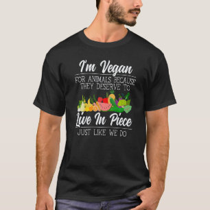 T-shirt Droits des Animaux Végé Végétarisme Véganisme