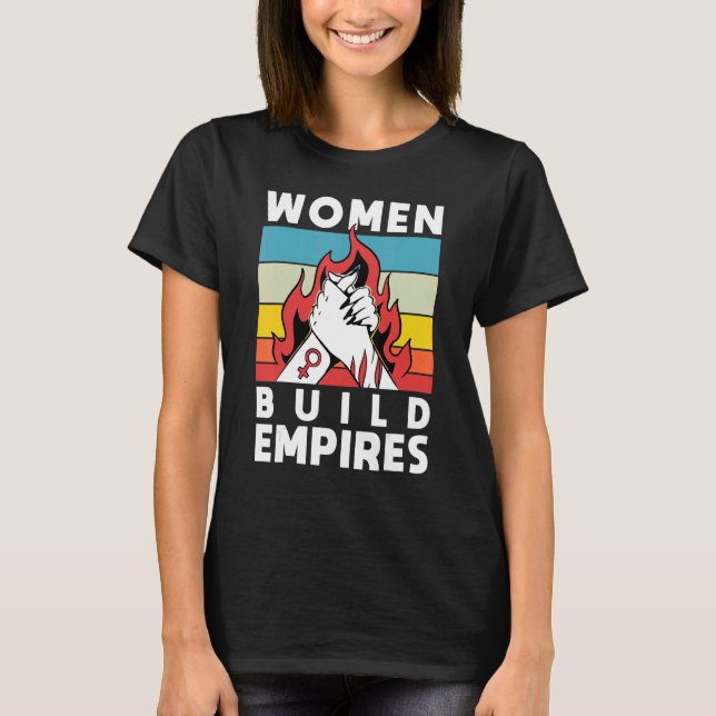 T-shirt Droits des femmes autonomisation des femmes main r (Devant)