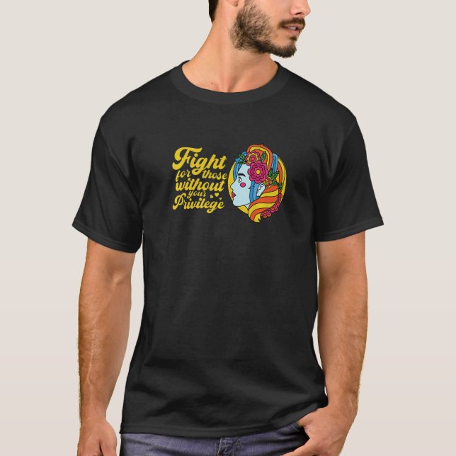 T-shirt Droits Des Femmes Choix Féministe Lutter Pour Ceux (Devant)