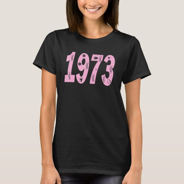 T-shirt Droits des femmes Pro Choice 1973 (Devant)