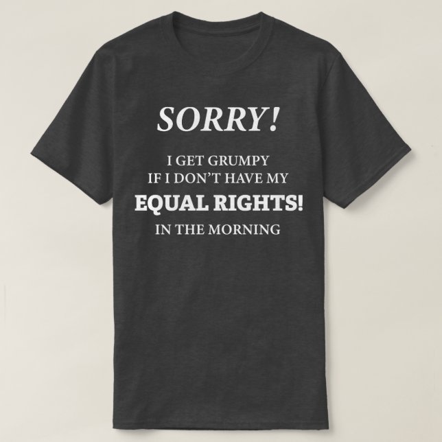 T-shirt Droits égaux (Design devant)