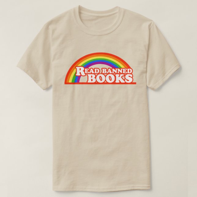 T-shirt Droits LGBTQ Lire les livres interdits (Design devant)