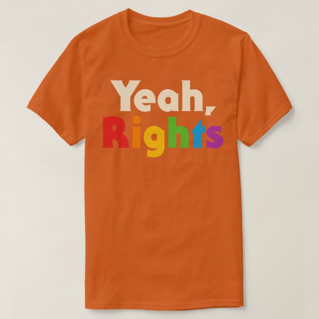 T-shirt Droits Oui (Design devant)