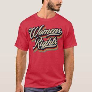T-shirt Droits rétro Vintages des femmes