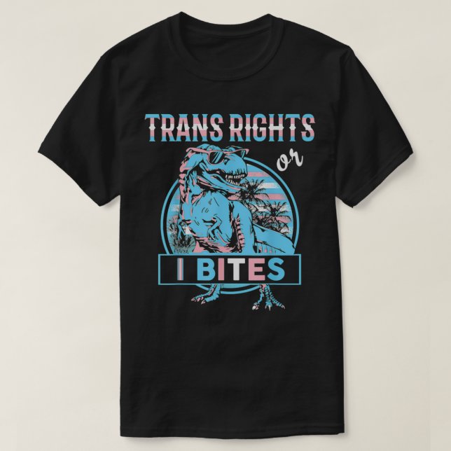 T-shirt Droits Transgenres Fierté Ou Je Mets Thie  (Design devant)