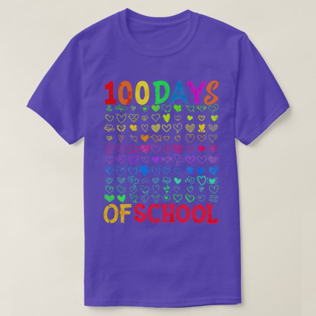 T-shirt Drôle 100 Jours De Citations D'École Coussin Pour  (Design devant)