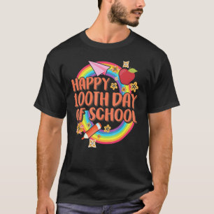 T-shirt Drôle 100 Jours Enseignant Élève 100 Jours D'appre