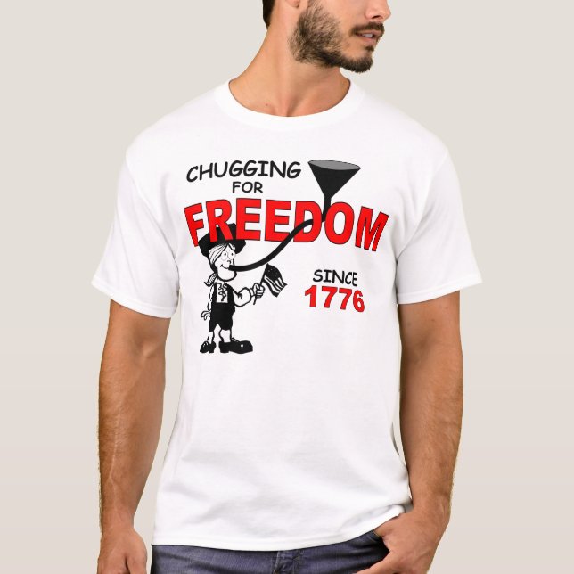 T-shirt DRÔLE 14 juillet (Devant)