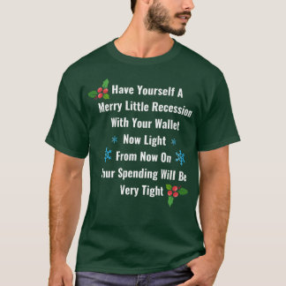 T-shirt Drôle 2022 Récession Joyeux Petite Récession Chris