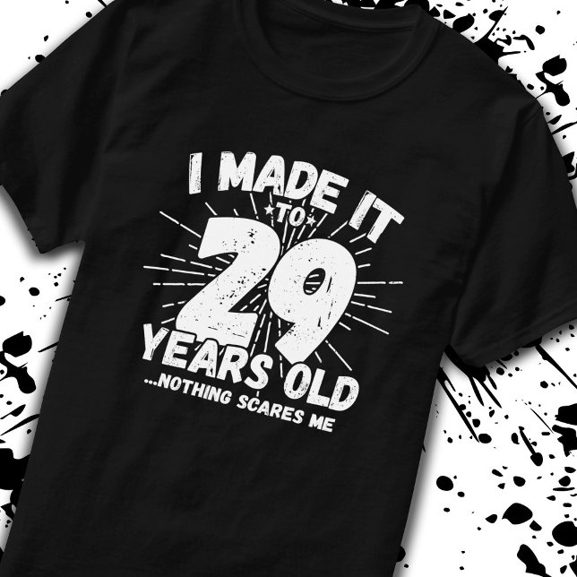 T-shirt Drôle 29e anniversaire Citation Sarcastique 29 ans (Créateur téléchargé)