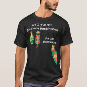 T-shirt Drôle 3 Hommes Sages Nativité Cadeau de Noël