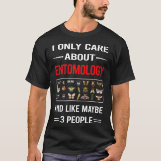T-shirt Drôle 3 Personnes Entomologie Entomologie Entomolo