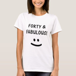T-shirt Drôle 40e anniversaire cadeaux