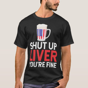 T-shirt Drôle 4 juillet américain Drapeau USA Patriotic 