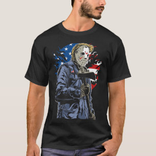T-shirt Drôle 4 juillet l'horreur américaine