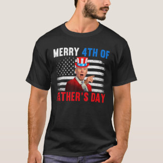 T-shirt Drôle 4 juillet Tee - Joe Biden Joyeux 4E De Gras