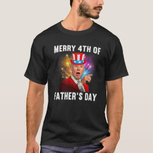 T-shirt Drôle 4 juillet Tee - Joe Biden Joyeux 4E De Gras