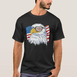 T-shirt Drôle 4 juillet USA Drapeau américain Patriotic Ea