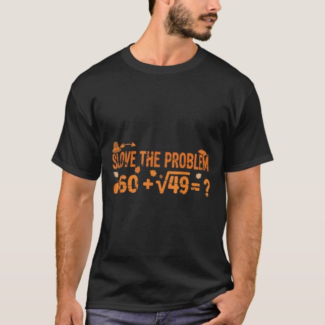 T-shirt Drôle 67 Math Memes Thanksgiving Gen Alpha Pemdas  (Devant)