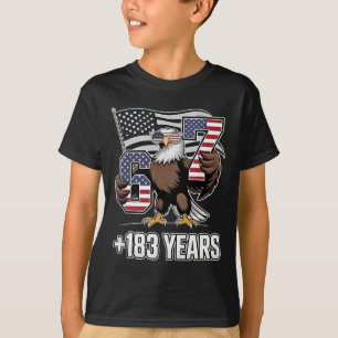 T-shirt Drôle 67 Meme 250 Ans États-Unis 6 7 250e Annivers
