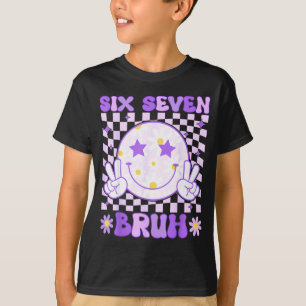 T-shirt Drôle 67 Mème 6-7 Garçons Enfants Adolescents 6 7