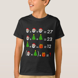 T-shirt Drôle 67 Meme Noël Prof de Maths Santa Six Sept