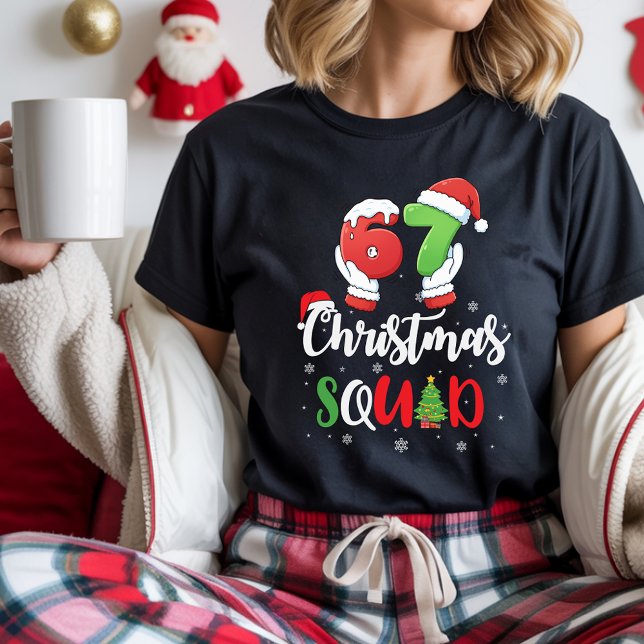 T-shirt Drôle 67 Six Sept Brianrot Équipe de Noël (Créateur téléchargé)