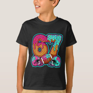 T-shirt Drôle 67 Six Sept Mème Numéro Football Américain #