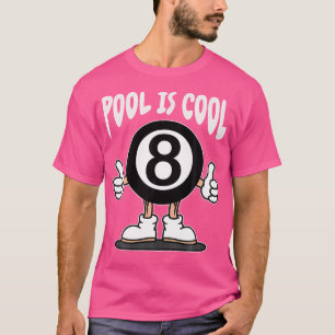 T-shirt Drôle 8 Ball Billard Joueur Huit Ball Billi