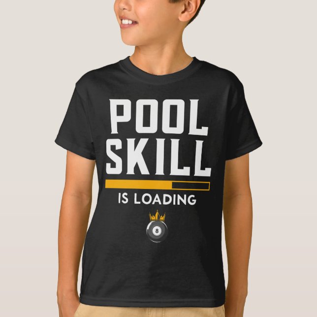 T-shirt Drôle 8 Ball Citation Sports Billard Piscine (Devant)