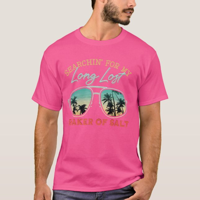 T-shirt Drôle À La Recherche De Mon Longs Shaker Perdu De  (Devant)