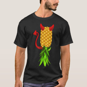 T-shirt Drôle à l'envers de l'ananas Swinger Hommes Femmes