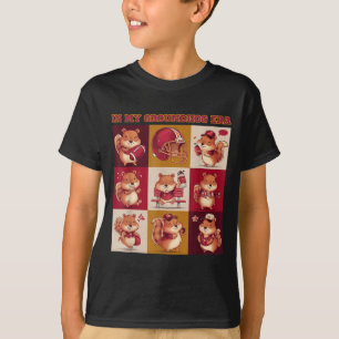 T-shirt Drôle à mon ère de marmotte Football Joyeux Jour d